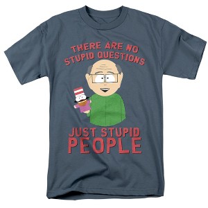 South Park No Stupid Questions Adult T-Shirt - 1 of 4