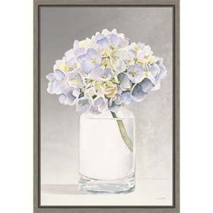 Amanti Art Tranquil Blossoms III (Hydrangea) by James Wiens Canvas Wall Art Print Framed 16 x 23-in. - 1 of 4