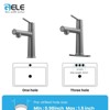ChicFurnit Bathroom Sink Faucet Single Handle Design with Fountain and Flow Mode for Stylish Use, Gray, 15.35"*9.45"*2.76" - 4 of 4