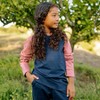 Kids' Stevie Raglan Sweatshirt - Navy & Rose Color Block - Jackalo - 2 of 4
