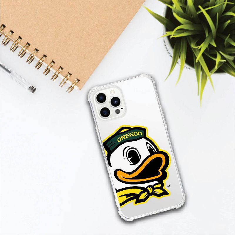 NCAA Oregon Ducks Clear Tough Edge Phone Case - iPhone 12/12 Pro, 3 of 5