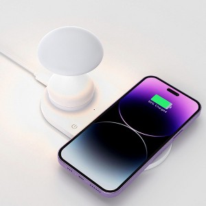 2-in-1 Mushroom Light Wireless Charger with Qi Fast Charging Technology - 1 of 3