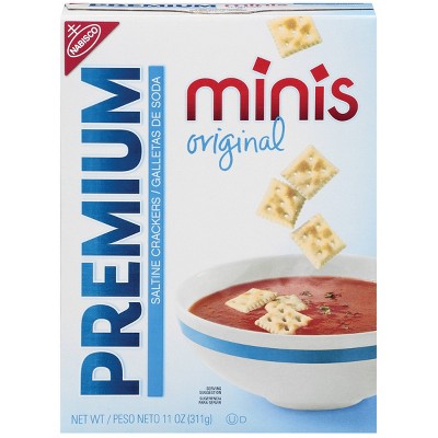 Premium Minis Original Saltine Crackers - 11oz