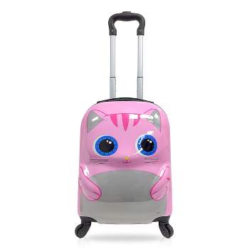 TUCCI Cute Kitty Kids' Hardside Carry On 3D Suitcase.