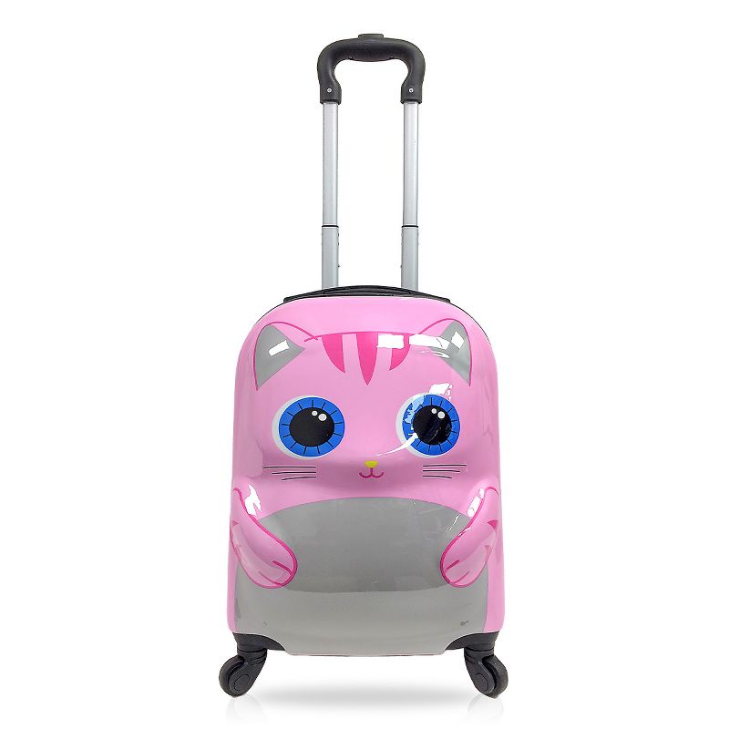 TUCCI Cute Kitty Kids' Hardside Carry On 3D Suitcase., 1 of 7