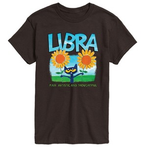 Men's - Pete the Cat - Libra Short Sleeve Graphic T-Shirt - 1 of 4
