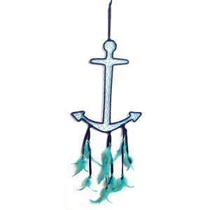 Beachcombers 29.5" Dreamcatcher Anchor Dark Blue - 1 of 1