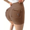 DOMETOUR Women’s High Waist Sports Short with Pocket - 4 of 4