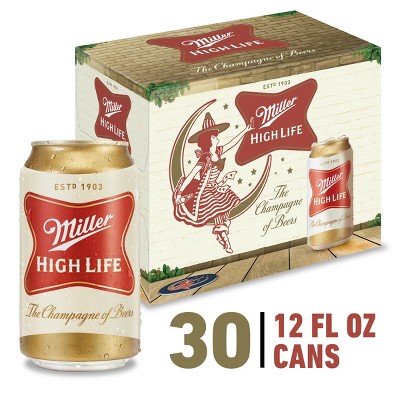 Miller High Life Beer - 30pk/12 fl oz Cans