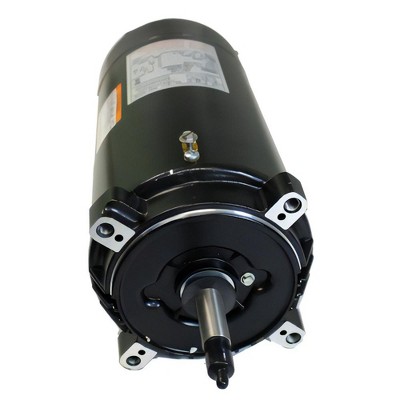 Black Stainless Steel 1-Horsepower Replacement Pool Motor