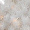 Northlight Pre-Lit White Alaskan Pine Artificial Christmas Wreath - 36" - Warm White LED Lights - 4 of 4