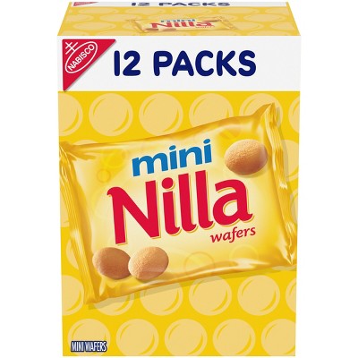 Mini Nilla Wafers Cookies - Munch Pack - 12oz/12ct