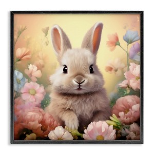 Stupell Industries Bunny in Meadow, 12" x 12" - 1 of 4