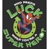 Women's Marvel St. Patrick's Day Spider-Man Who Needs Luck T-Shirt - image 2 of 4