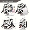 Backpack Purse for Womens Waterproof PU Leather Backpacks - 2 of 4