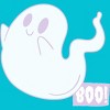 Girl's Design By Humans Boo Cute Ghost Halloween cute design By BoogieCreates T-Shirt - 2 of 3