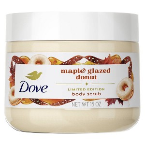 Dove Beauty Limited Edition Fall Holiday Treat Body Scrub - Maple Glazed Donut - 15oz - 1 of 4