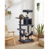 Feandrea 44.1'' /56.3" Cat Tree Tower for Indoor Cats ,Multi-Level Cat Condo Cat Furniture with Scratching Posts - 2 of 4