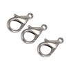 Unique Bargains Bracelet Chain Connectors Lobster Claw Clasp 14mm Dark Gray 50 Pcs - 4 of 4