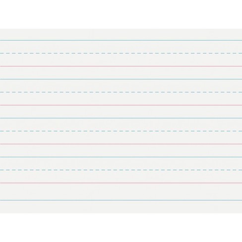 pacon multi program handwriting paper 1 1 8 inch rule 10 1 2 x 8 inches pk of 500 target