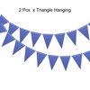 Unique Bargains Party Decoration Pennant Banner Flags String 2 Pcs - 3 of 4