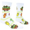 Crazy Socks, Sour Patch Stripes, Funny Novelty Socks, Large - 3 of 4