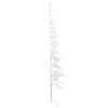 Artificial Half Christmas Tree White PVC, Steel Slim - 3 of 4