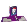 Avery Heavy-Duty View Binder w/Locking EZD Rings 2" Cap Purple 79777 - 2 of 4