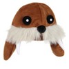 HalloweenCostumes.com    Brown Walrus Spray Toy Hat, Brown - 2 of 4