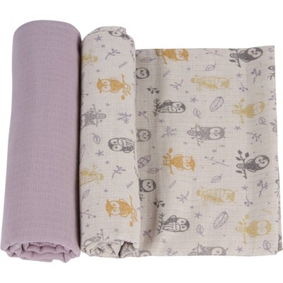 owl muslin blanket