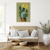 Amanti Art Flowering Cactus by Treechild Canvas Wall Art Print Framed - 4 of 4