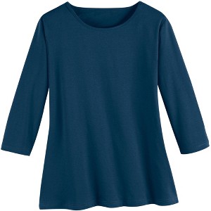Collections Etc 3/4 Sleeve Top - 1 of 4