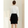 Allegra K Women's High Waist Elegant A-Line Short Skirts with Pockets - 4 of 4