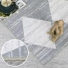 Whashable Runner Rugs for Hallway Runner Washable Kitchen Rugs Non Slip Modern Checkered Carpet Farmhouse Soft Contemporary Low Pile Carpet - 3 of 4