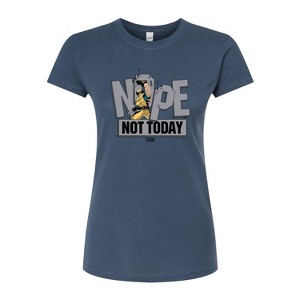 Women's - Marvel - Wolverine Nope Not Today Fitted Graphic T-Shirt - 1 of 3