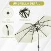 Ainfox 10FT 3 tier vented Outdoor Table Umbrella with Push Button Tilt - 2 of 4