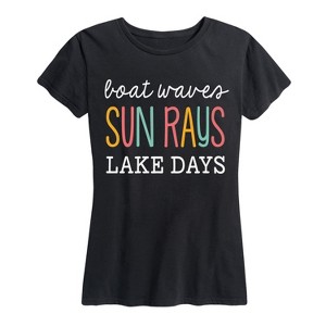 Women's - Instant Message - Lake Days Short Sleeve Graphic T-Shirt - 1 of 4