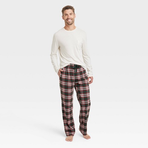 Men's Medium Wondershop Target Black & White Plaid Pajama Pants