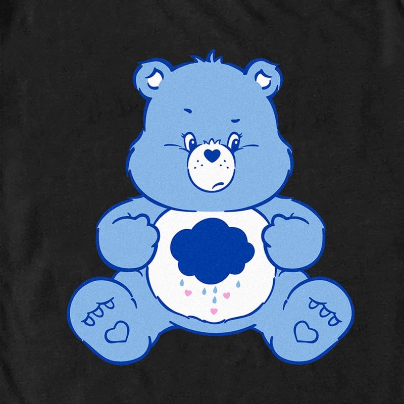 Men's Care Bears Grumpy Bear Sitting T-Shirt, 2 of 6