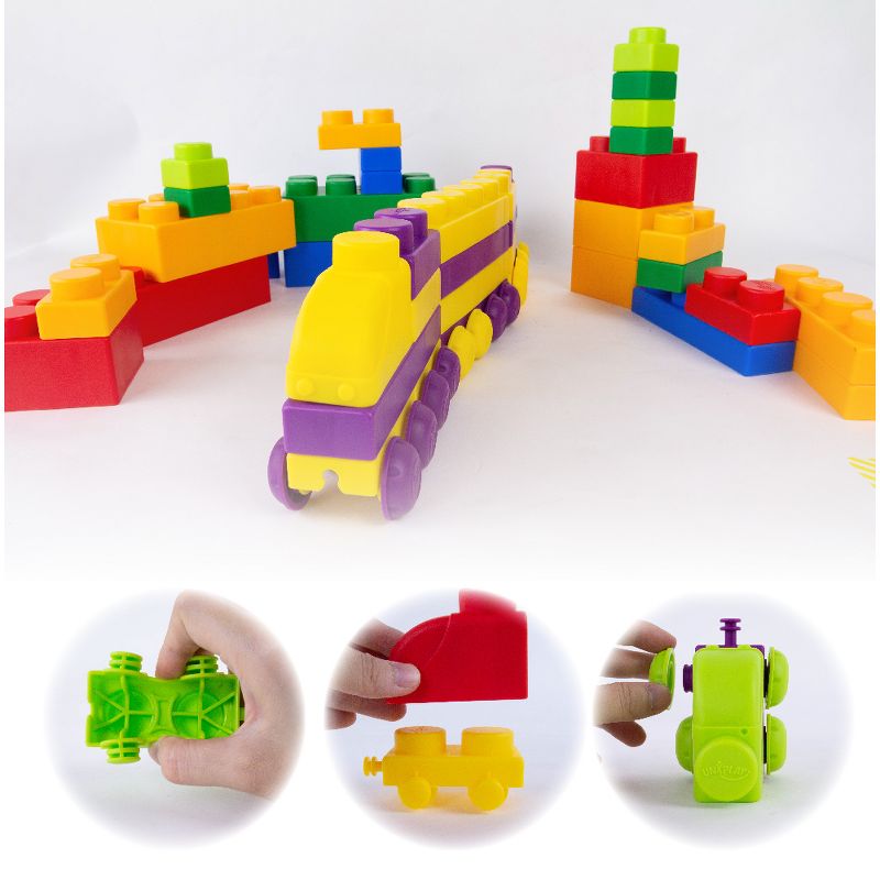 UNiPLAY Traffic Series — Toy Stacking Blocks, Set for Creativity, Early Learning Toy, Build Your Own Vehicles for Ages 3 Years Old and Up, 3 of 8