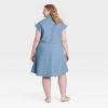 Women's Denim Flouncy Dress - Universal Thread™ - 2 of 3