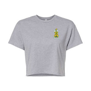 Women's - Instant Message - Tiger Bento Cropped Graphic T-Shirt - 1 of 4