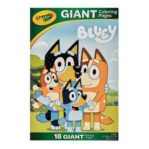 Crayola Giant Coloring Pages - Bluey : Target