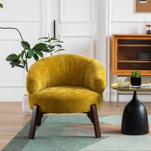 DYHOME 25.98'' Upholstered Fabric Accent Chairs Armchair for Living Room, Bedroom - 1 of 4
