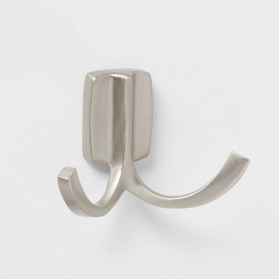 Heavy Coat And Hat Hook - Satin Nickel - Room Essentials™ : Target