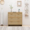 Bella Depot 31.5" 4 Drawer Rattan Cabinet - 2 of 4