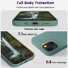 BONGEEK Designed for iPhone 14 Case, Silicone Shockproof Slim Thin Phone Case for iPhone 14 6.1 inch (Pine Green) - 3 of 4