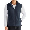 COOFANDY Men's Polar Fleece Vest Lightweight Sleeveless Zip Up Jacket Casual Outerwear Outdoor Golf Vests - 2 of 4