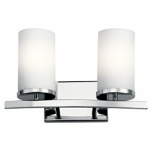 Kichler Lighting Crosby 2 - Light Vanity in  Chrome - 1 of 3