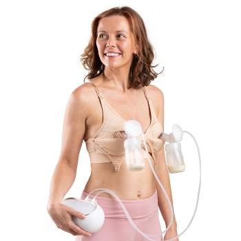 Simple Wishes Women's All-in-One SuperMom Nursing and Pumping Bralette - L